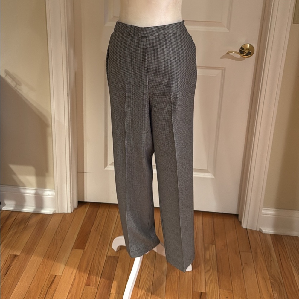 Alfred Dunner Houndstooth Wool Pant